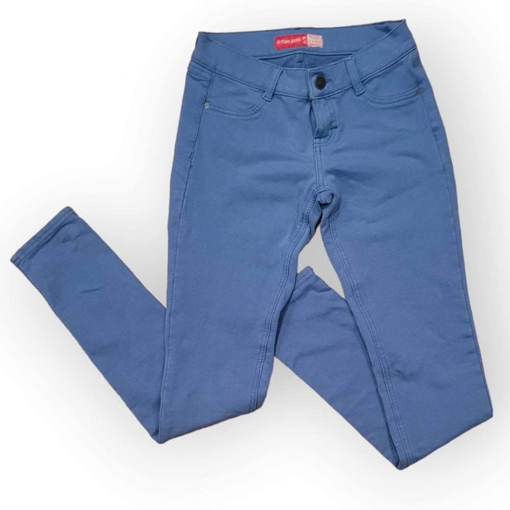 U-Turn Size EU 40 Blue Skinny Casual Pants